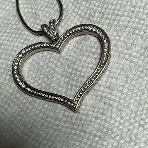 Brighton Sterling Silver Heart Necklace.